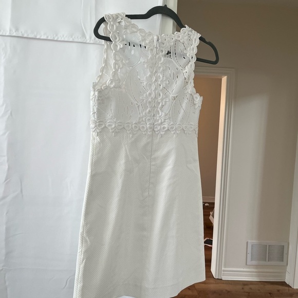 NWT Lilly Pulitzer White Sandi shift Dress size 4 - Picture 5 of 6